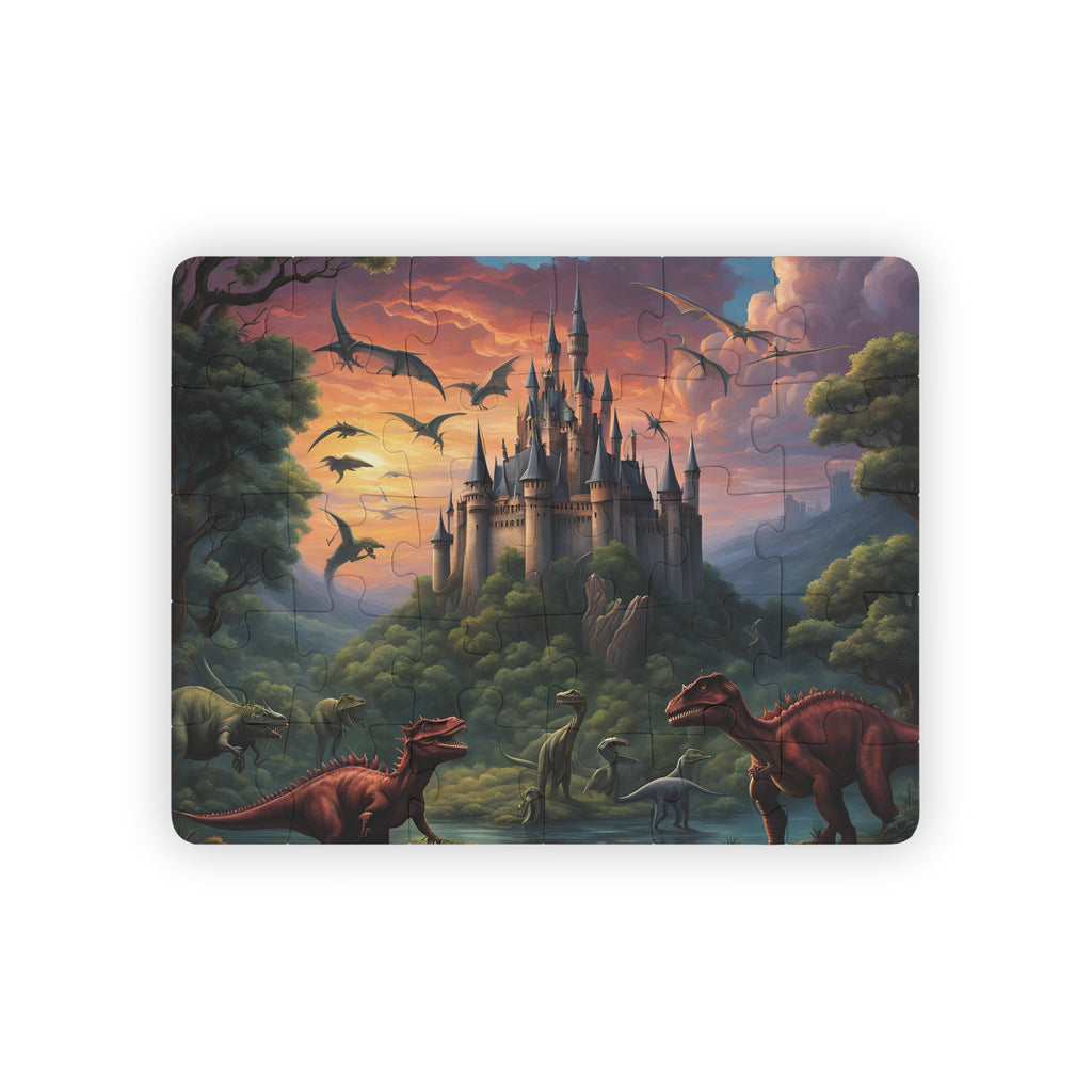 Dinosaur Castle Kids' Puzzle, 30-Piece Fun, Educational Playtime