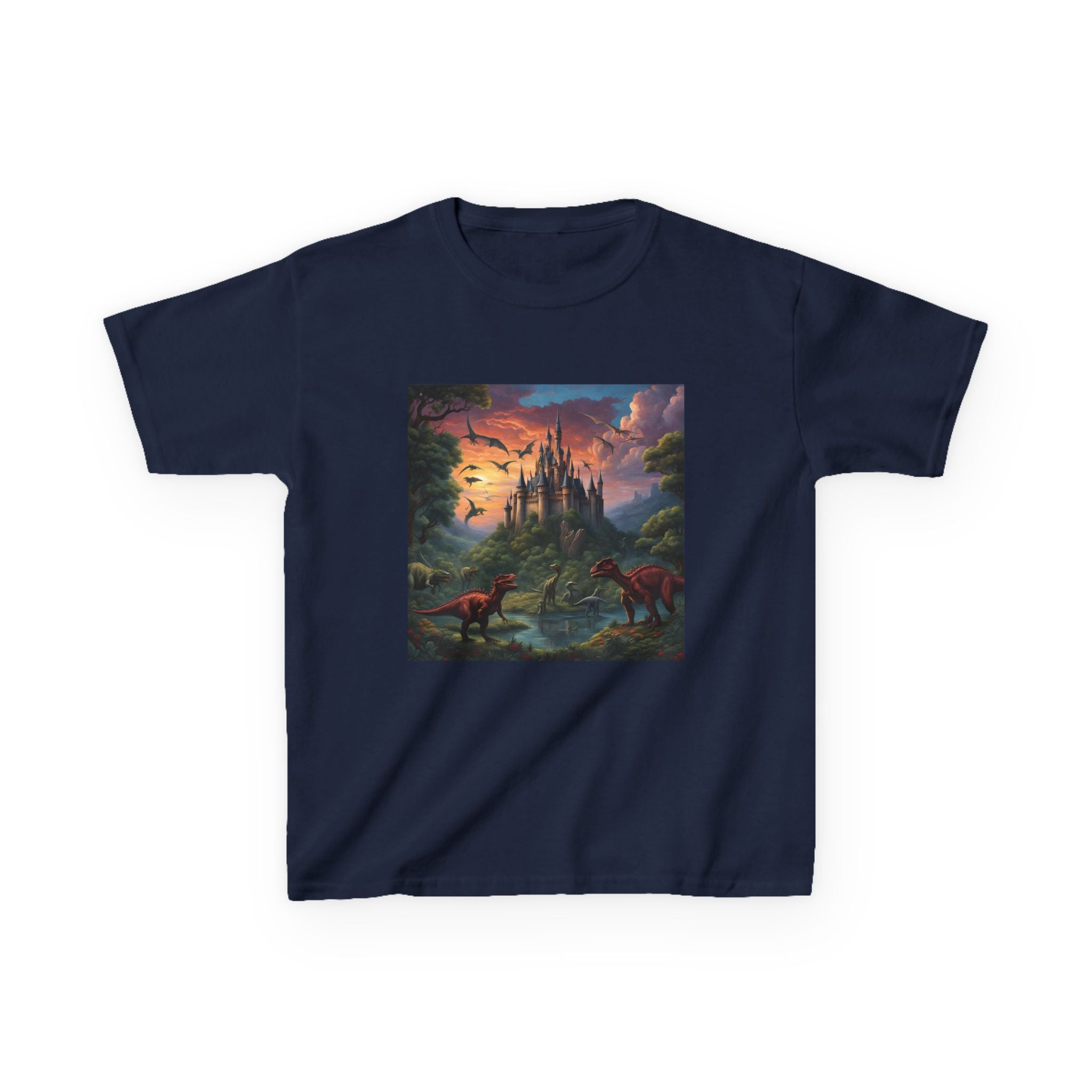 Fantasy Castle Kids Tee, Creative Art Shirt, Gift for Young Explorers, Magic Theme Tee, Adventure Clothing, Birthday Gift Idea