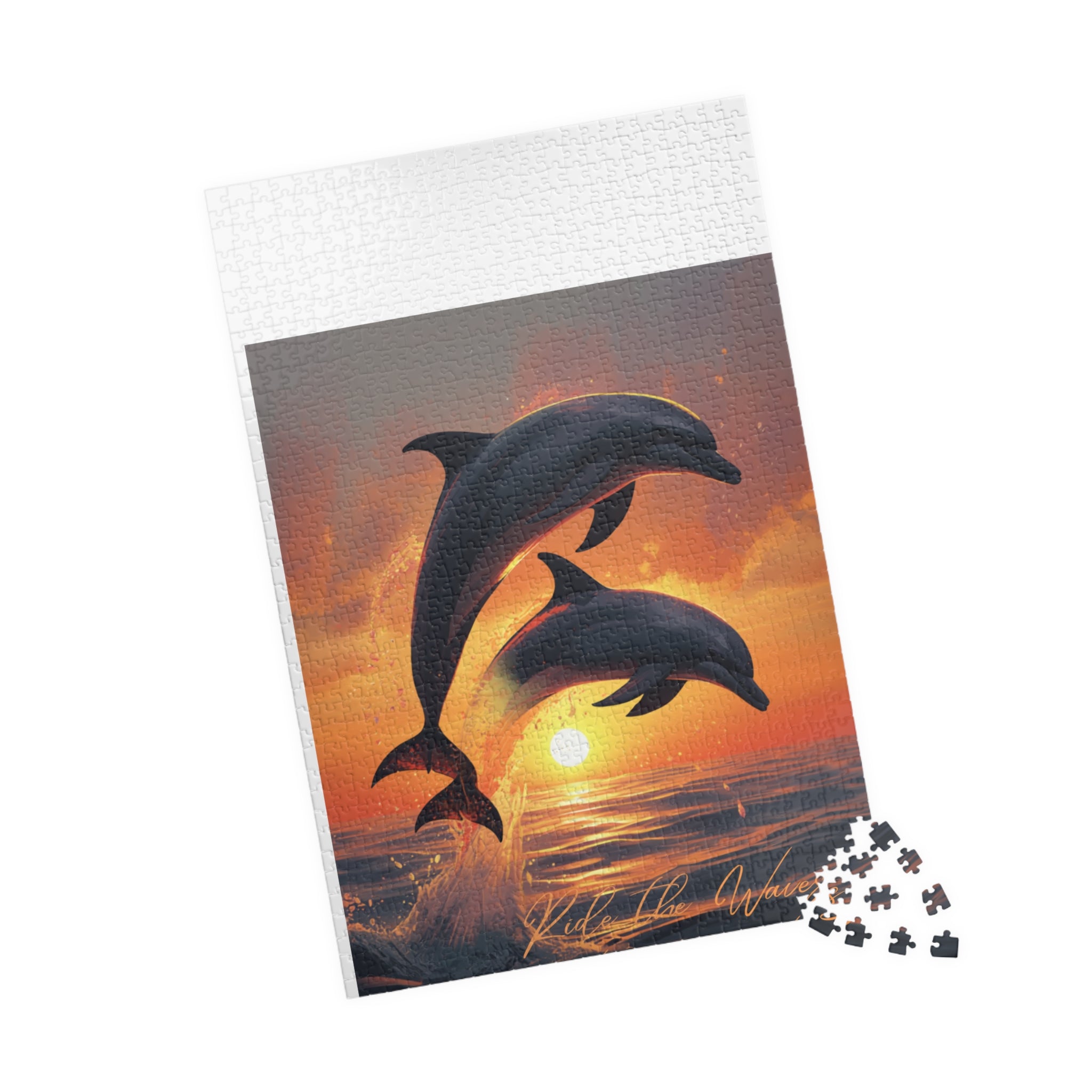 Dolphins at Sunset Puzzle
