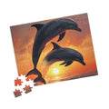 Dolphins at Sunset Puzzle