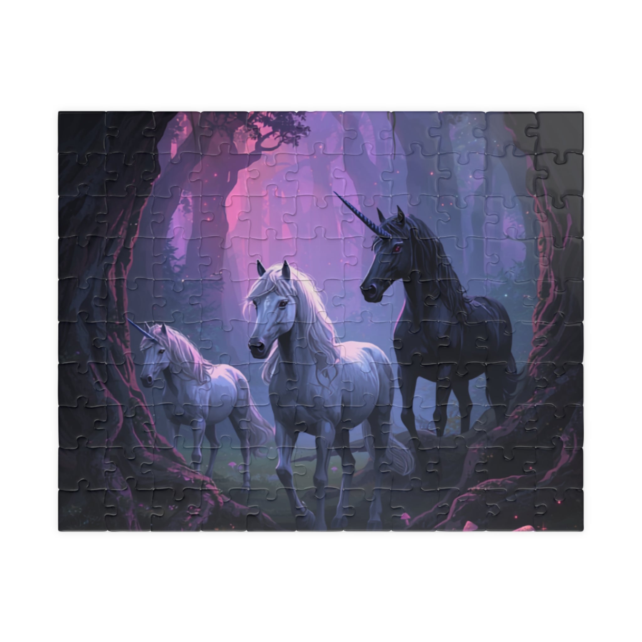 Enchanted Unicorn Forest Puzzle 520-piece | Mystical Horses Jigsaw