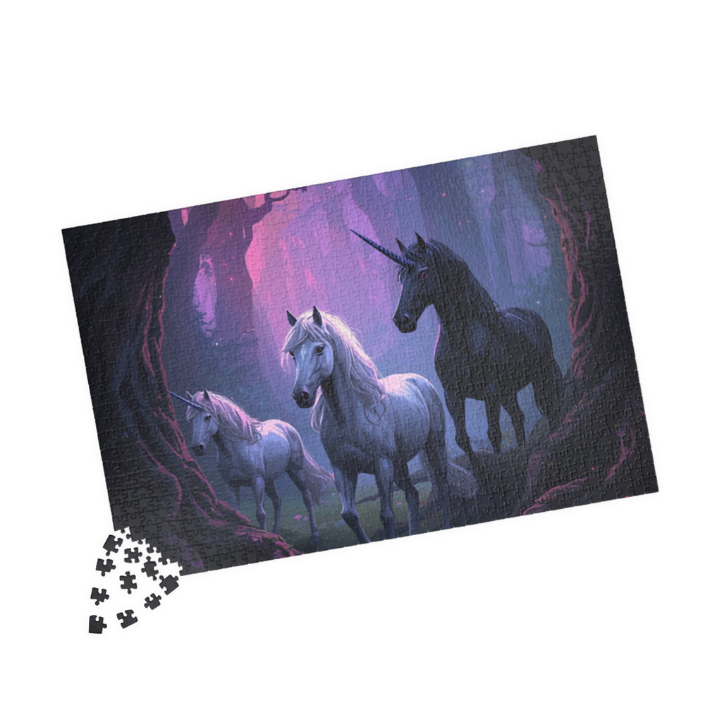 Enchanted Unicorn Forest Puzzle 520-piece | Mystical Horses Jigsaw