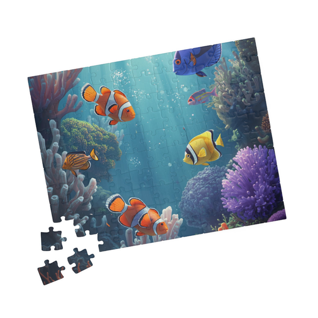 Colorful Tropical Fish Puzzle 252-piece | Ocean Reef Jigsaw