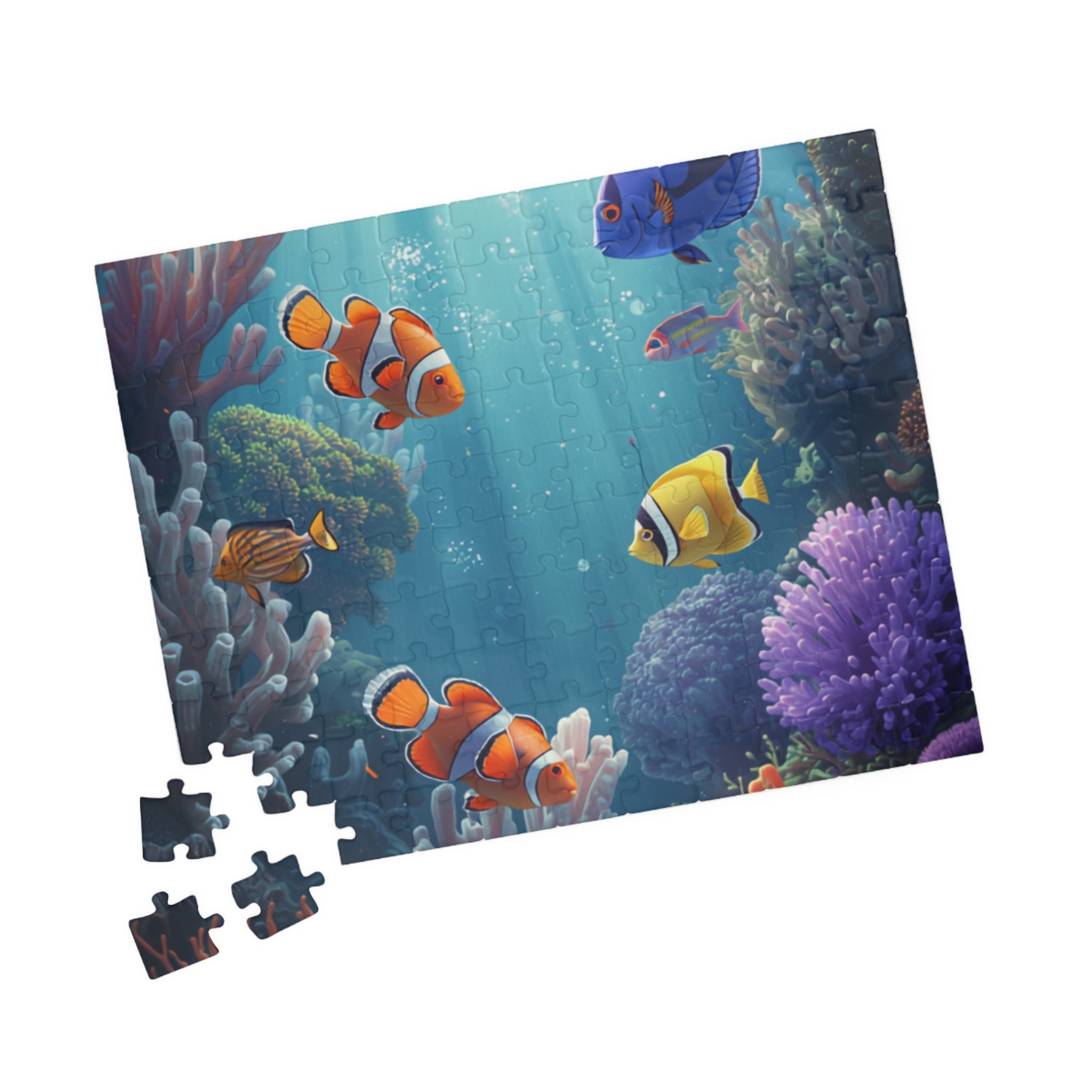 Colorful Tropical Fish Puzzle 252-piece | Ocean Reef Jigsaw