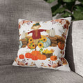 Fall Harvest Pillowcase, Cozy Home Decor, Seasonal Accent, Thanksgiving Gift, Scarecrow Design, Autumn Vibes