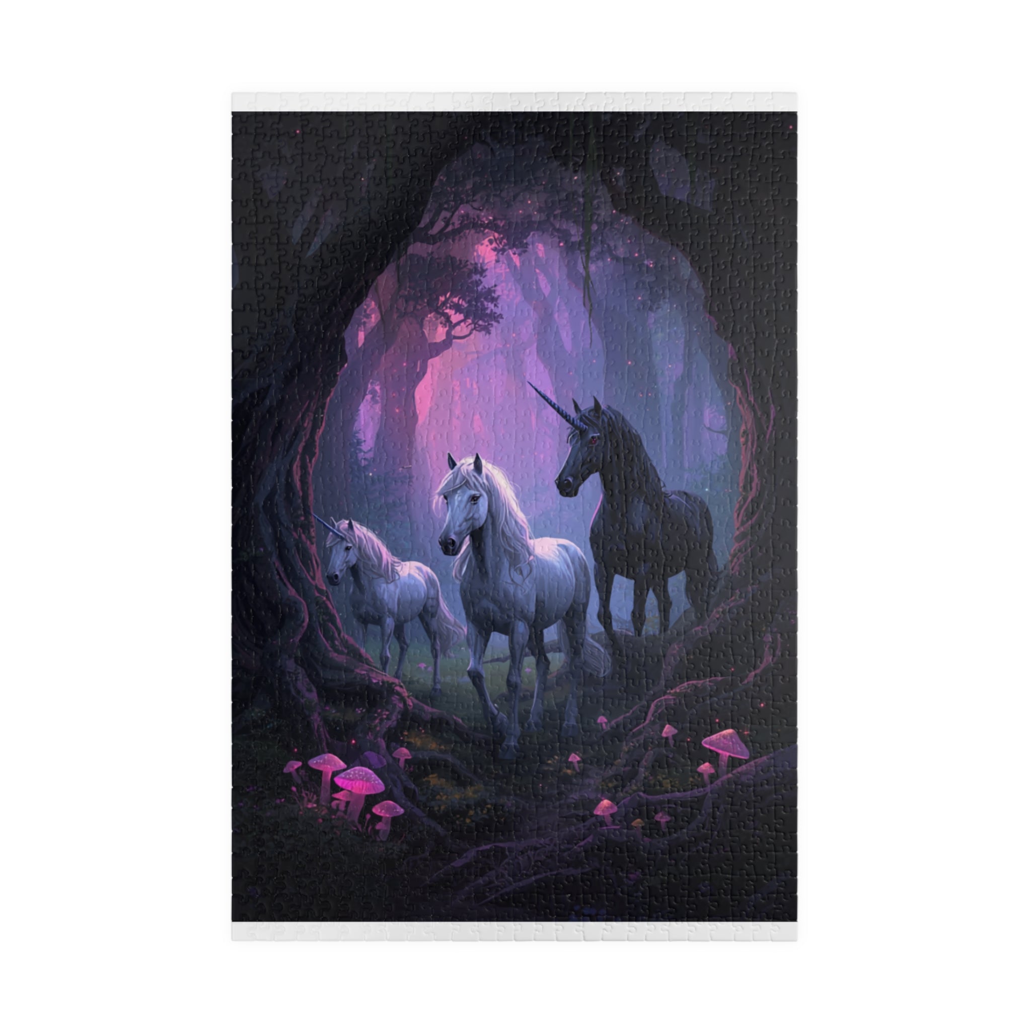 Enchanted Unicorn Forest Puzzle 520-piece | Mystical Horses Jigsaw
