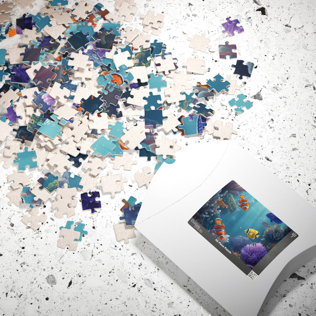 Colorful Tropical Fish Puzzle 252-piece | Ocean Reef Jigsaw