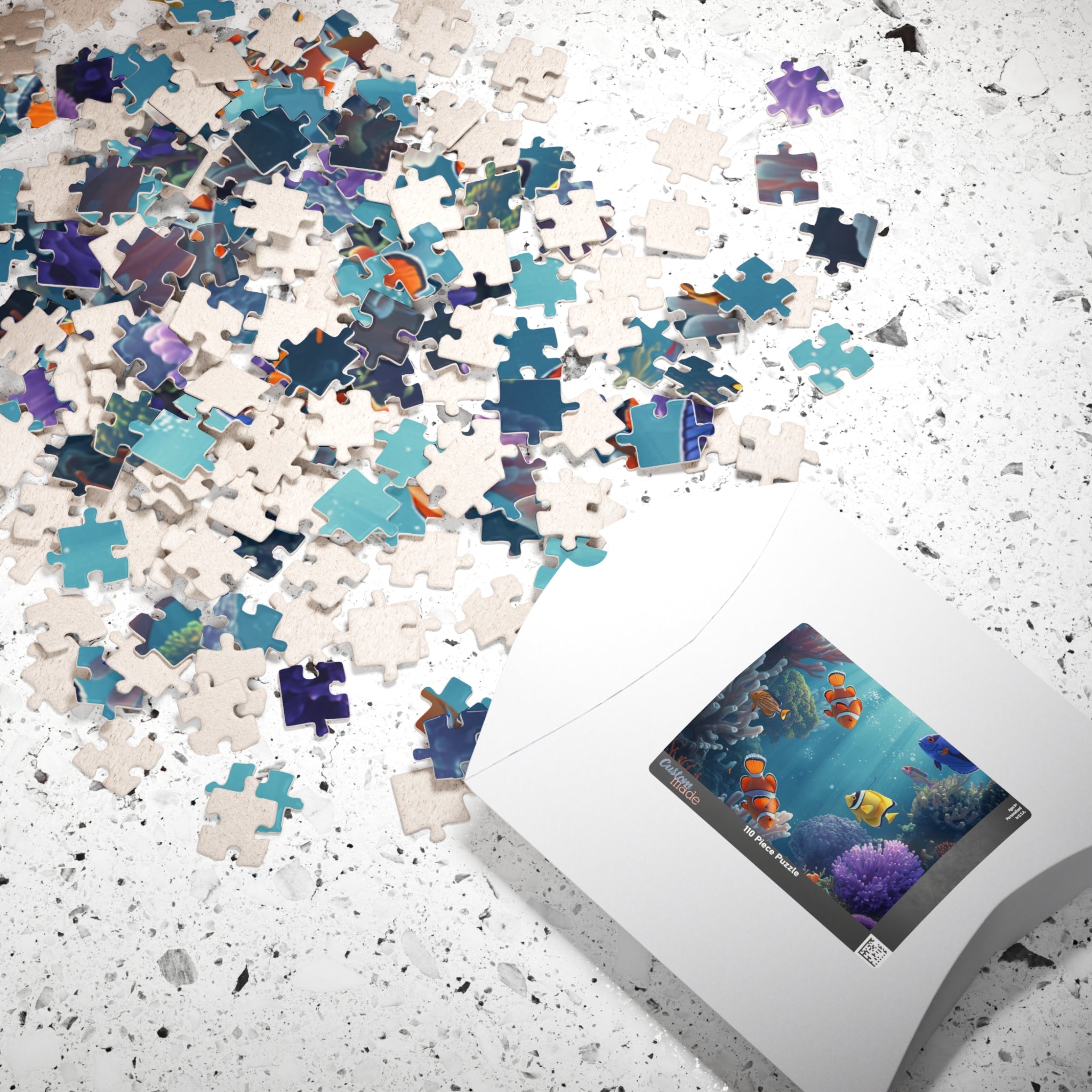 Colorful Tropical Fish Puzzle 252-piece | Ocean Reef Jigsaw